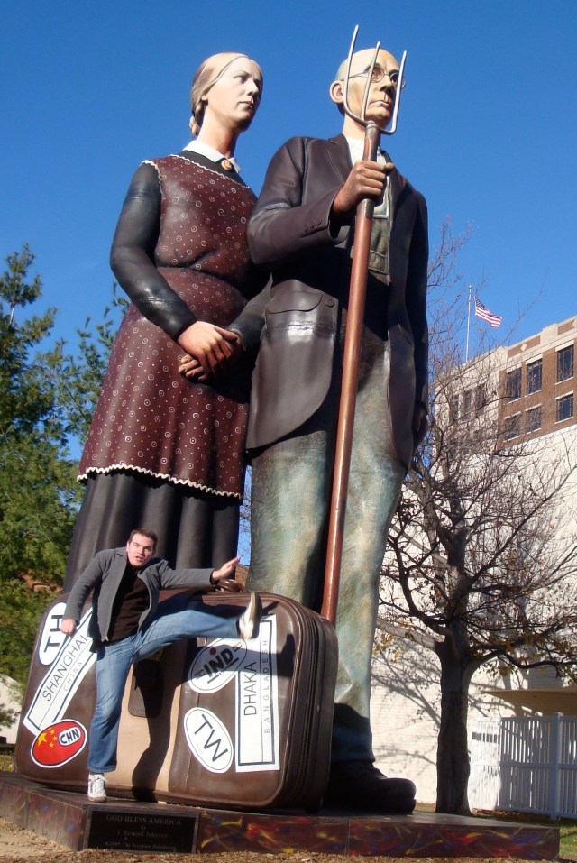 J. S. Johnson II's "God Bless America" in Dubuque, IA - November 2010