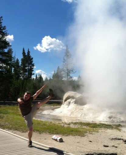Grotto Geyser, Yellowstone National Park, ID/MT/WY - July 2013
