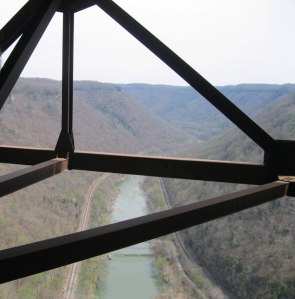 New River Gorge as seen from the catwalk.