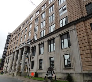 State capitol undergoing renovation.