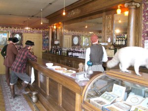 The historically restored Mascot bar in Skagway.