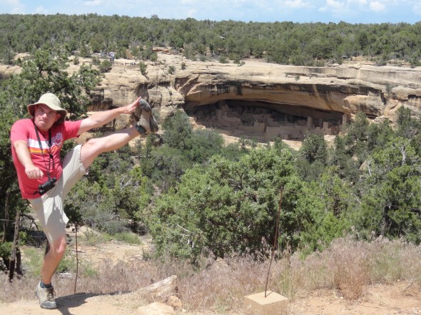 Cliff Palace overlook, Mesa Verde National Park, CO - June 2015