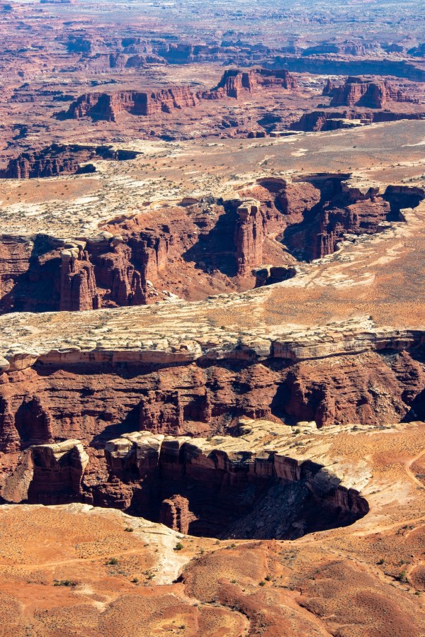 Monument Basin viewed from Grand View Point. Island In The Sky District, Canyonlands.