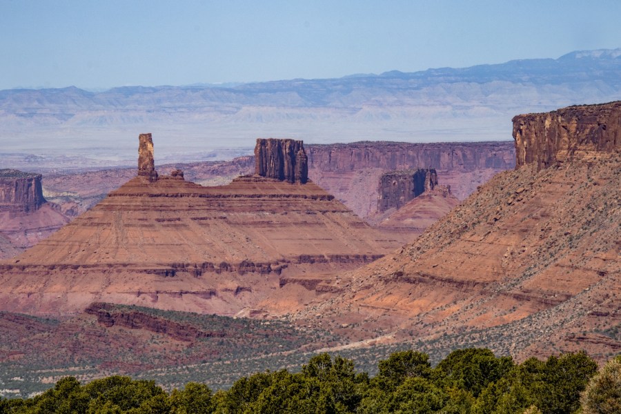 Viewing the Castle Valley from the La Sal Mountains Scenic Loop drive, a 60-mile route from desert floor to mountain forests.