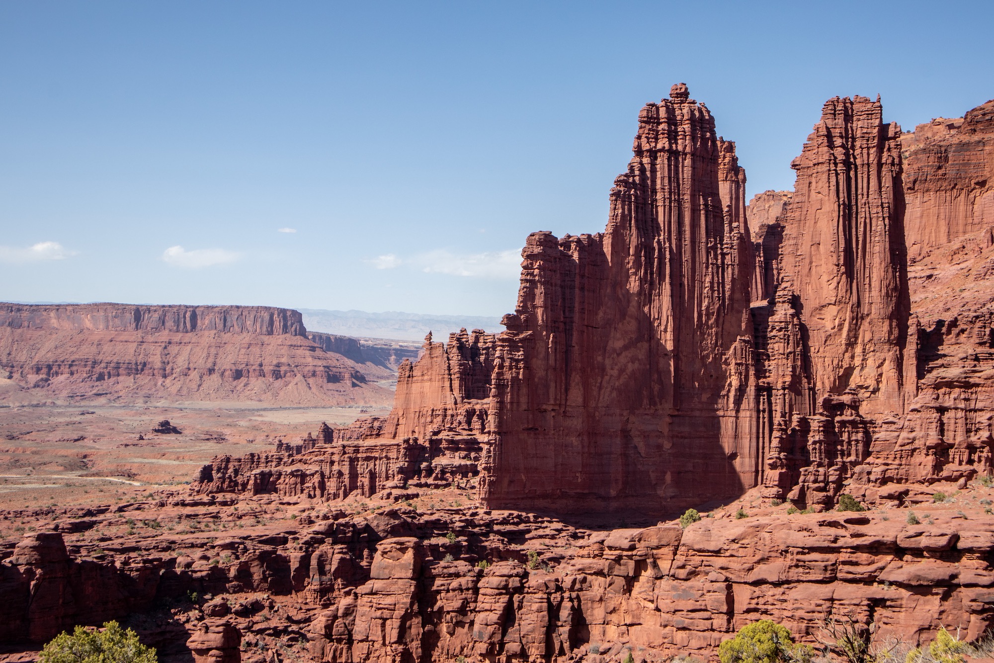 Fisher Towers, just Northeast of Moab.